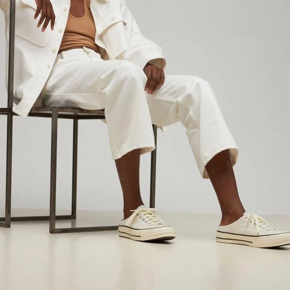 NIB! Converse Chuck 70 Women's Low Top Mules, White, US: 7, 7.5, 8, 8.5, 9, 9.5 - Picture 5 of 10